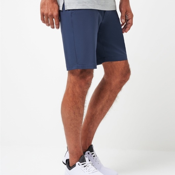 New Travis Mathew Starnes Golf Shorts Men’s Size 28 Heater Series Navy Quick-Dry - Picture 2 of 9